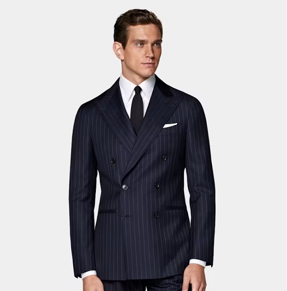 costume croisé homme